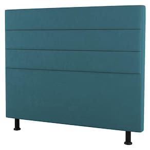 Cabeceira Casal Queen Size Malik 160cm Suede Turquesa