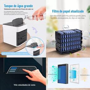 Ar Condicionado Portátil Air Cooler Umidificador