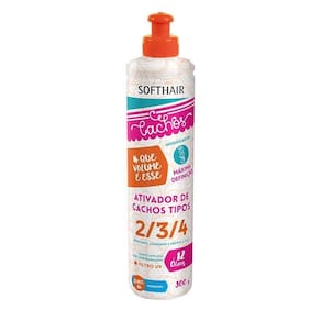 Ativador De Cachos Tipos 2/3/4 Soft Hair 300g