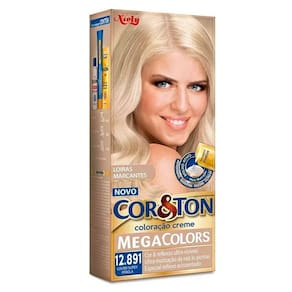 Tintura Creme Cor & Ton Megacolors Louro Super Pérola 12.891
