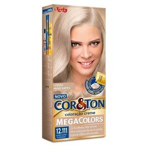 Tintura Creme Cor & Ton Megacolors Louro Super Platinado 12.111