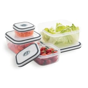 Jogo Kit 4 Potes Herméticos Electrolux Alimentos