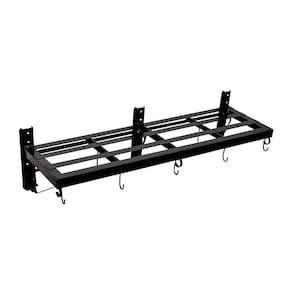 Paneleiro Suporte Para Panelas Aço Carbono N02 Grande Preto