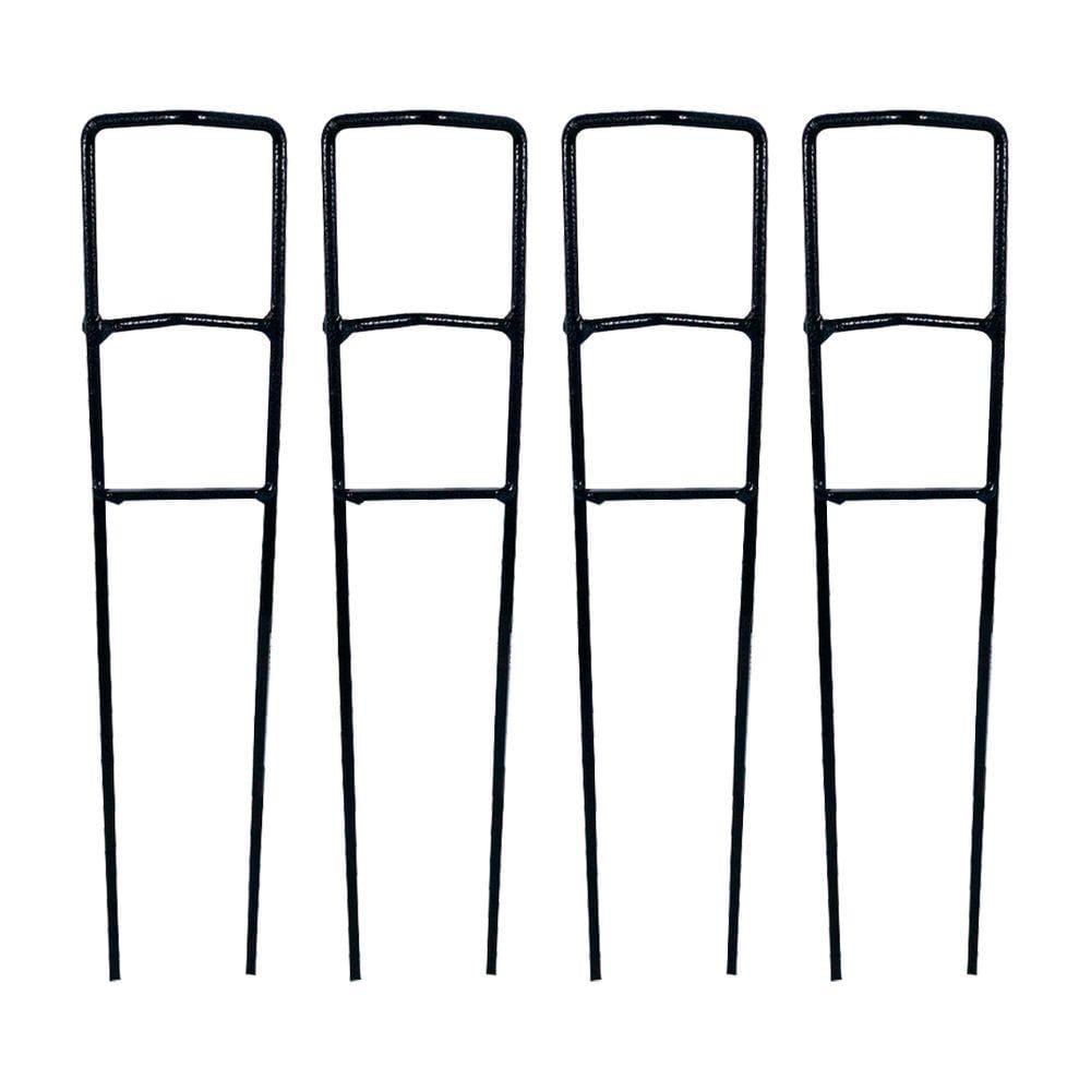 Kit 4 Suporte para Vara Pesca Secretária Fixo Reto em Aço Super Reforçado Fino