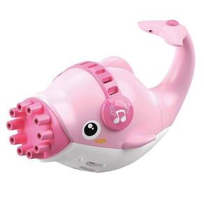 Golfinho Bolhudo Lança Bolhas Sabão Criança Infantil Rosa 8