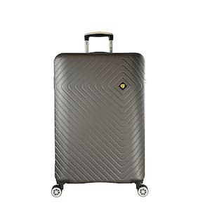 Mala de Bordo Pequena para Viagem Abs Yins 21167 Cadeado Integrado Rodas Duplas 360º Amarelo Tam Pp