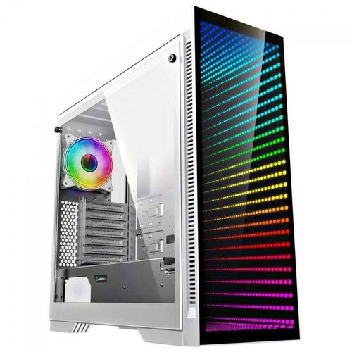 Gabinete Gamer Gamemax Diamond 361-W, Mid Tower, ARGB, ATX, Lateral em  Vidro Temperado, 1x Cooler Fan RGB, Branco - 361-W - Faz a Boa!