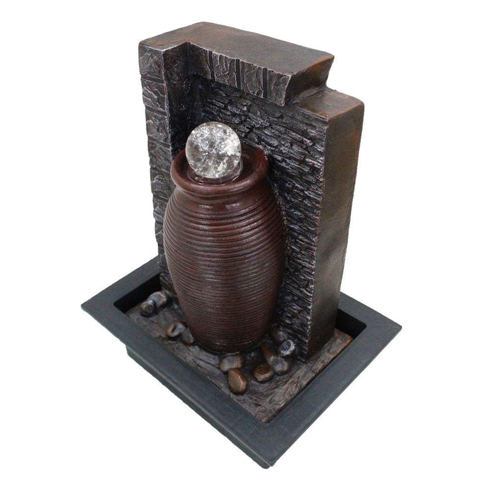Fonte De Água Decorativa Com Luz De Led Bivolt