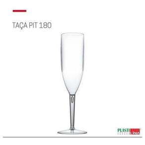 Taça De Champagne 180Ml - Acrílico- Kit Com 20 Uni