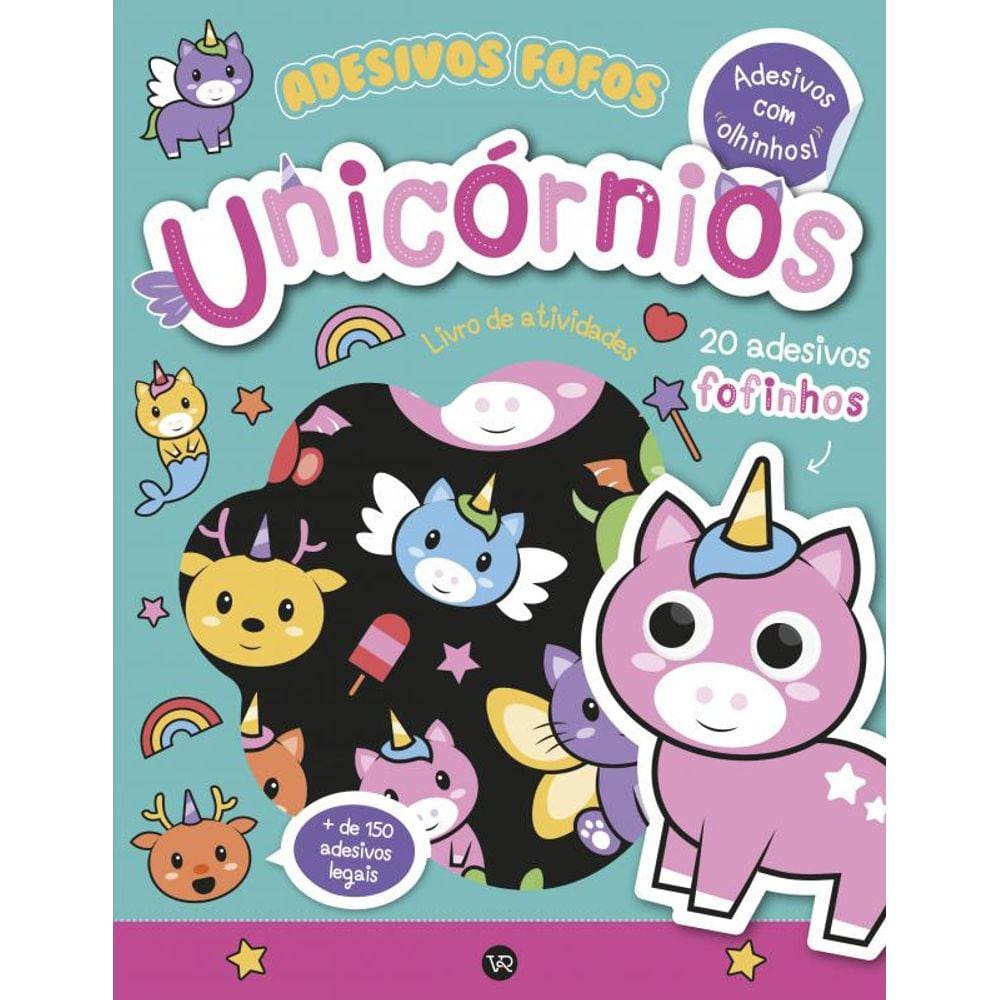 Adesivos Fofos: Unicórnios