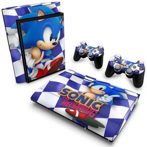 Xbox 360 Slim Capa Anti Poeira - Sonic The Hedgehog - Pop Arte Skins