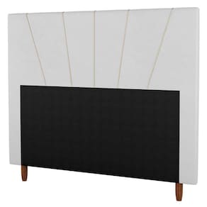 Cabeceira Casal King Size 195cm Sintético Branco