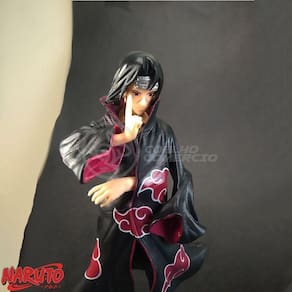Brinquedo Action Figure Itachi Uchiha Akatsuki 18Cm Colecionável Universo Shippuden Ninja Ultimate