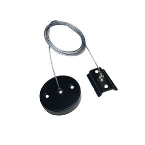 Kit Suspensão Pix Para Fixação Trilho Eletrificado Bivolt Preto