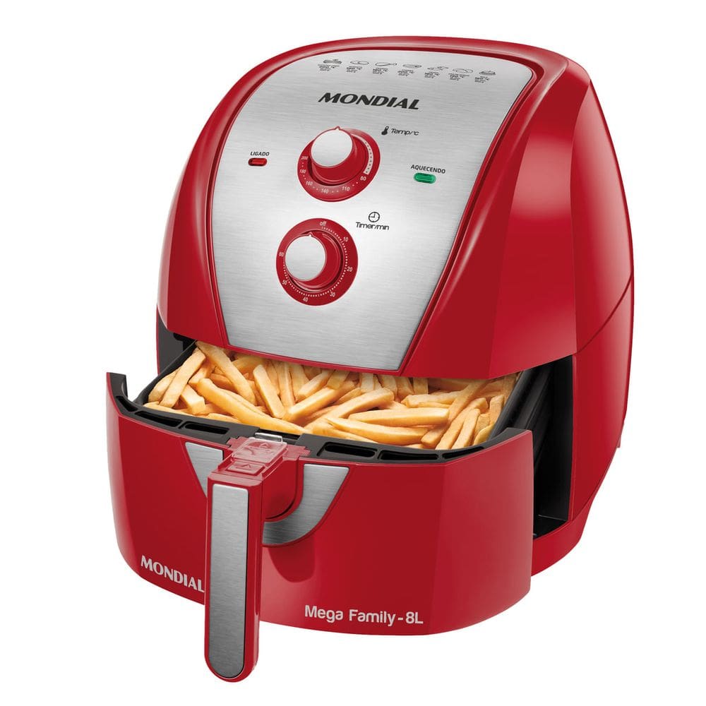 Fritadeira Sem Óleo Air Fryer 8 Litros AFN-80-RI Mondial