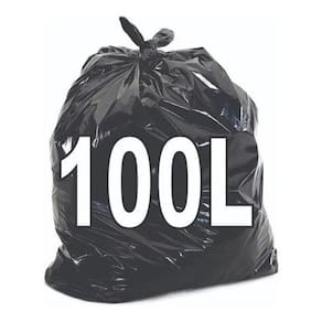 Saco De Lixo 100 Lts Preto - 100 Unidades - Resistente