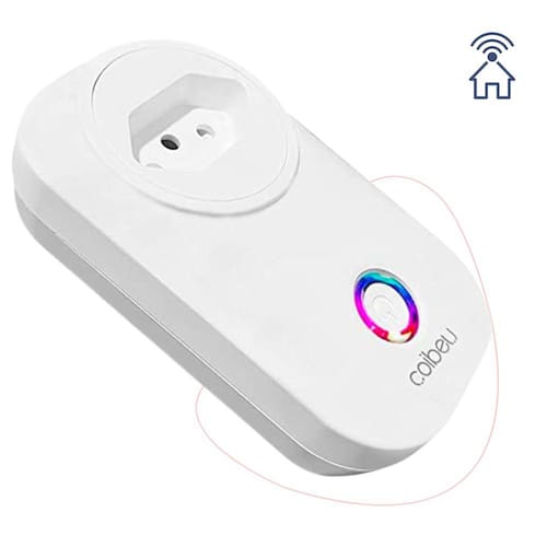 Tomada inteligente WiFi, Smart Plug Sem Fio Multifuncional LSPA8 Controle Remoto de Eletrodomésticos Por Telefones