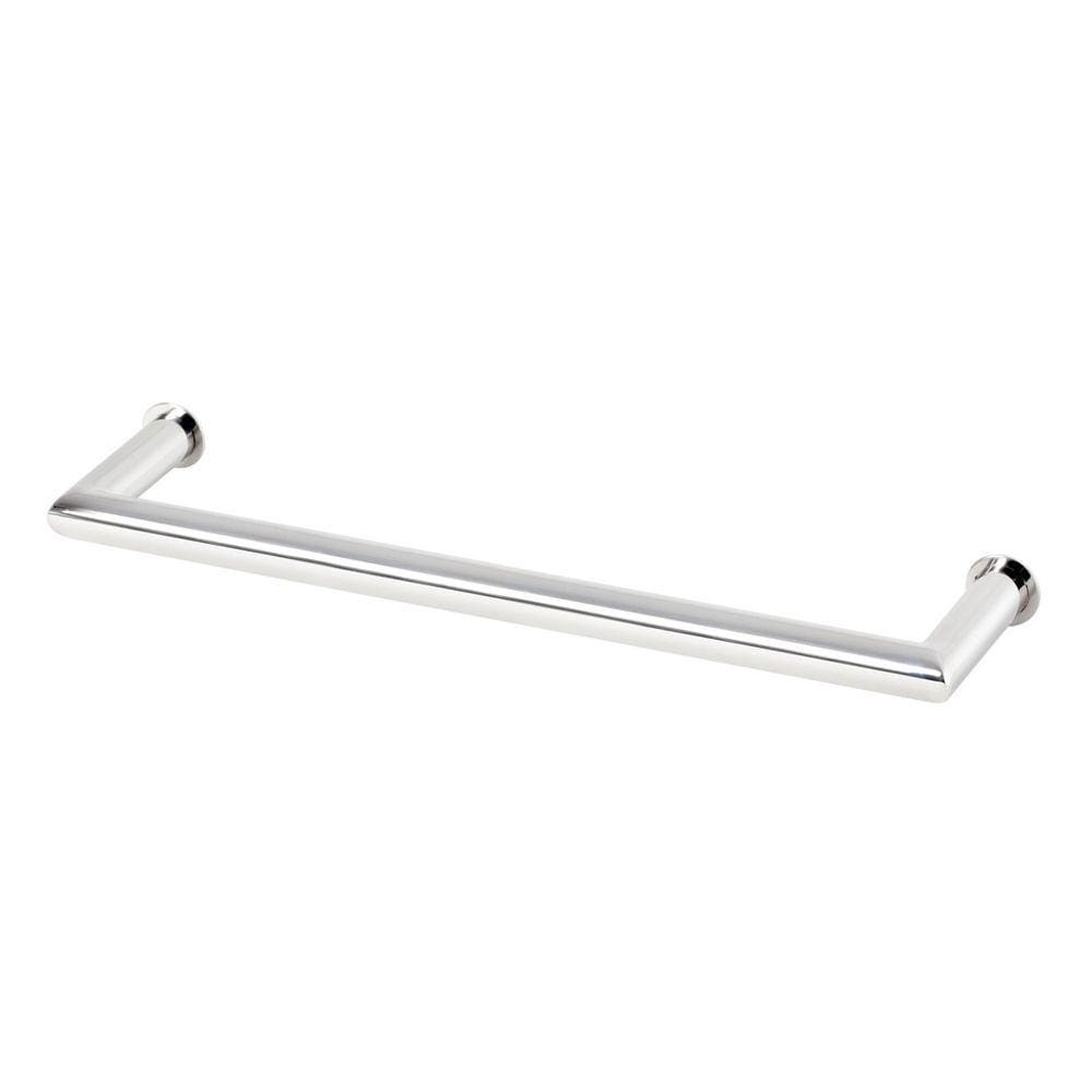 Porta Toalha Toalheiro de Rosto de Banheiro 25cm em Aço Inox Polido Brilhante Linha Tessália  Stainless  TE503000