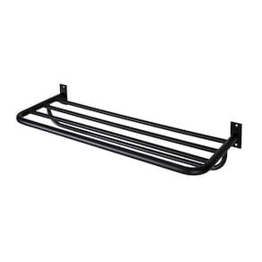 Toalheiro de Banho Banheiro Hotelaria Triplo 63,1cm em Aço Inox Black Matte Stainless BLK501889