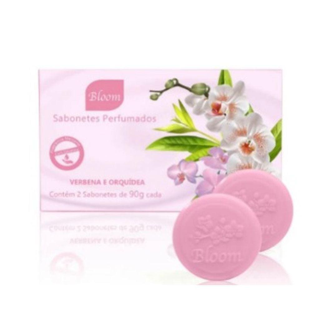 Estojo c 2 Sabonete Perfum Bloom Verbena e Orquídea (1123)