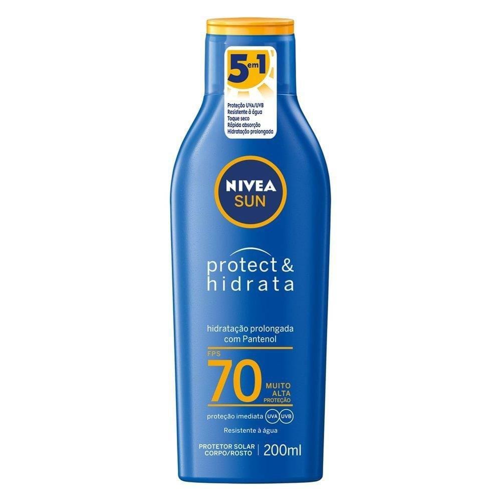 Protetor Nivea Sun Protect e Hidrata FPS70 200ml