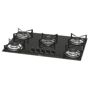 Cooktop 5 Bocas Fischer Acendimento Automático Preto - 1642/6985 -Bivolt