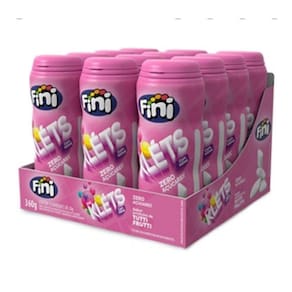Chiclete Fini Sem Açúcer Klets Caixa C/ 12unid