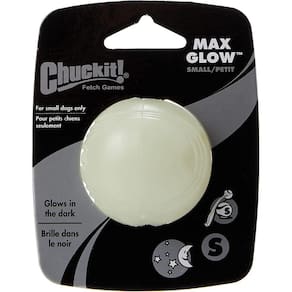Bola Chuckit Max Glow Pequena Brilha no Escuro Para Cachorro