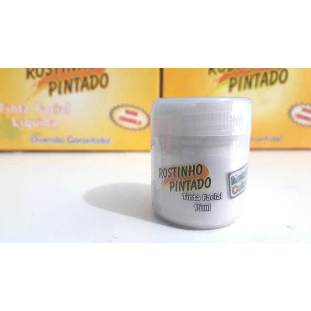 Tinta liquida para pintura facial Perola Metalica 15 ml