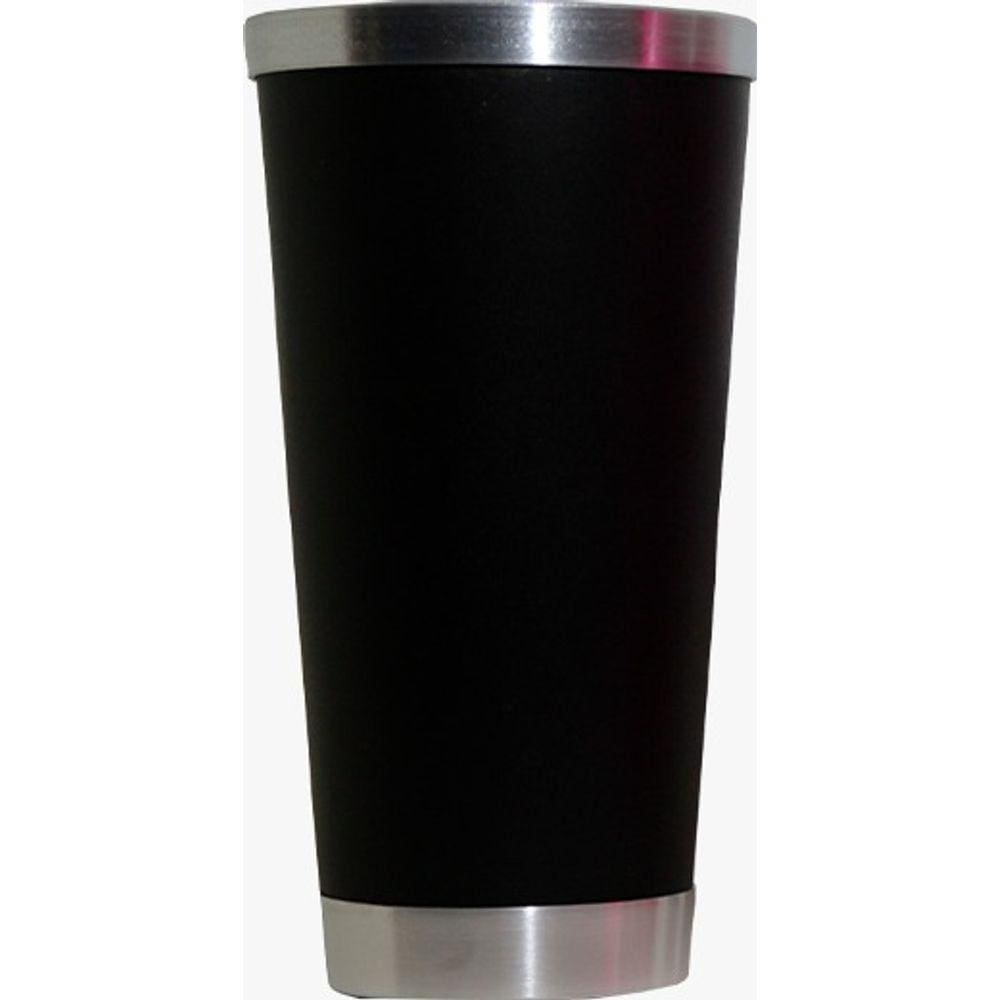 Copo semi -termico preto 500ml sua cerveja/bebida gelada ou quente por muito tempo!