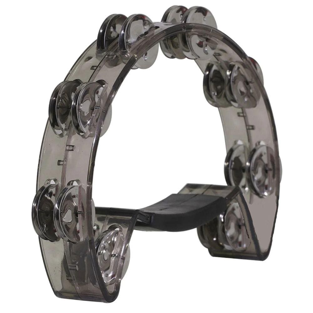 Pandeirola Meia Lua Torelli Tp316fm Cristal Fume