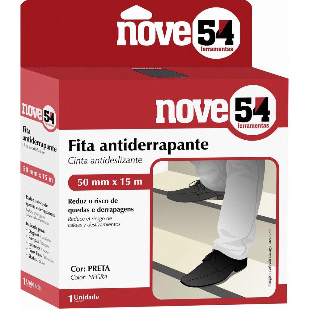 Fita Antiderrapante 50MMX15M  NOVE54