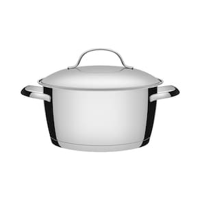 Caçarola Funda Tramontina Aço Inox Fundo Triplo Allegra 18Cm