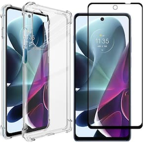 Capa Capinha Moto G200 5G + Película De Vidro 3D Blindada