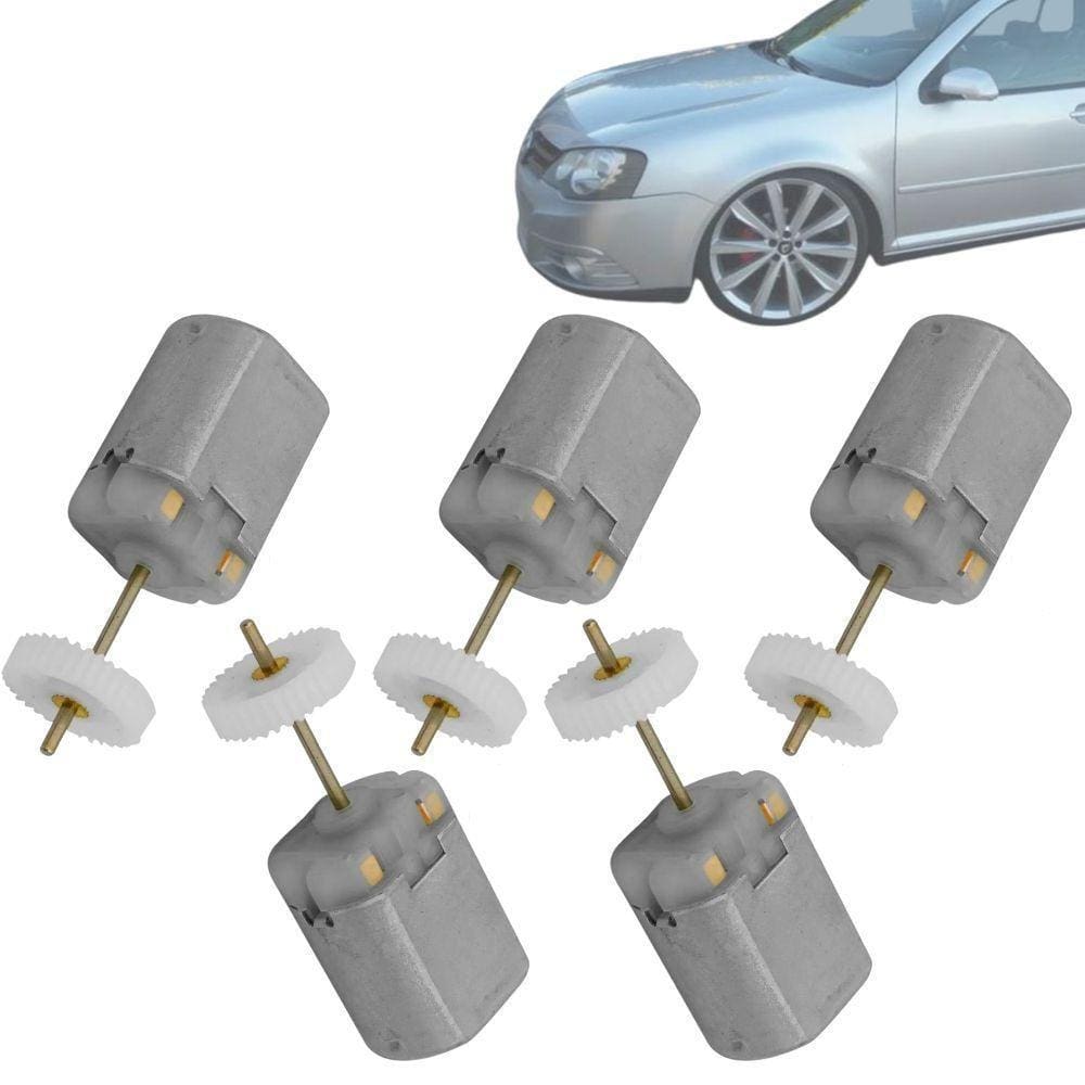 Kit 5 Motor Trava Elétrica Fechadura Golf Bora Polo Jetta