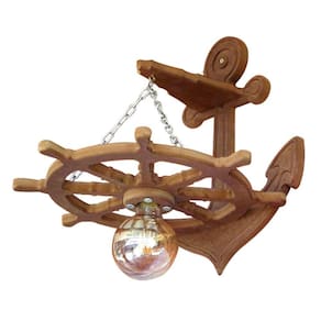 Kit 3 Arandela Luminária Lustre Leme De Navio 110/220V
