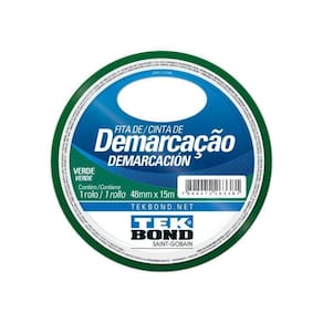 Fita Demarcacao Solo Tekbond 48Mmx15M Verde Blister