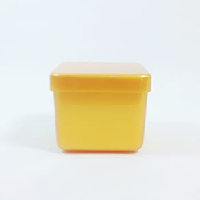 Caixinha Lembrancinha de Plástico 5x5 Dourada - 50 UN