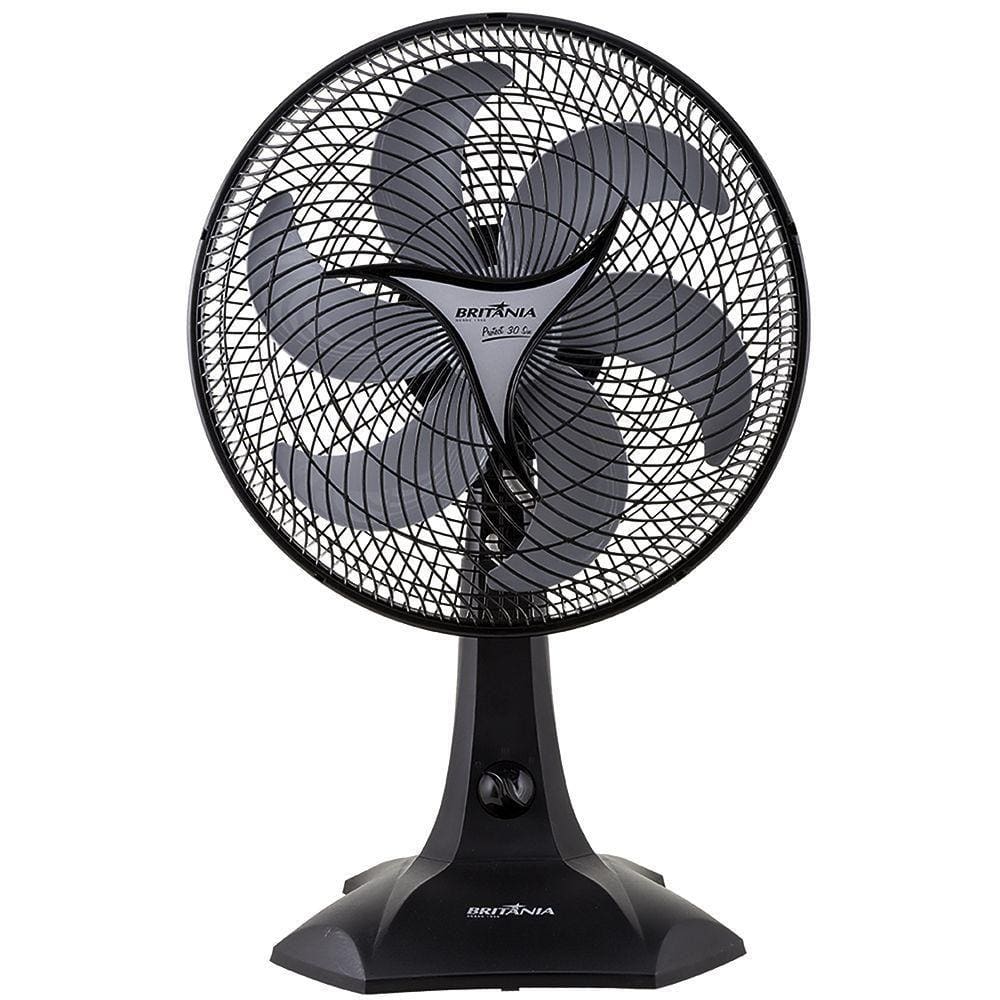 Ventilador Protect 30 Six Preto 55W Britânia 127V