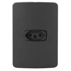 Conjunto 1 Tomada 20A - Alumbra Gracia Black Maxx - Gbmx004