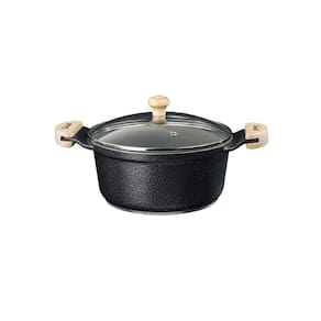 Caçarola Preto Craqueado Antiaderente Cerâmica Javali Am26Cm