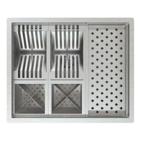 Calha Quadrada Technox Cozinhascorredor Inox P/Acessórios