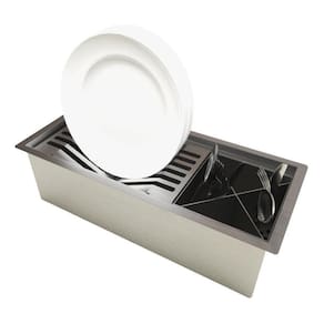 Escorredor Em Inox Embutida Em Inox Para Cozinha Balcão