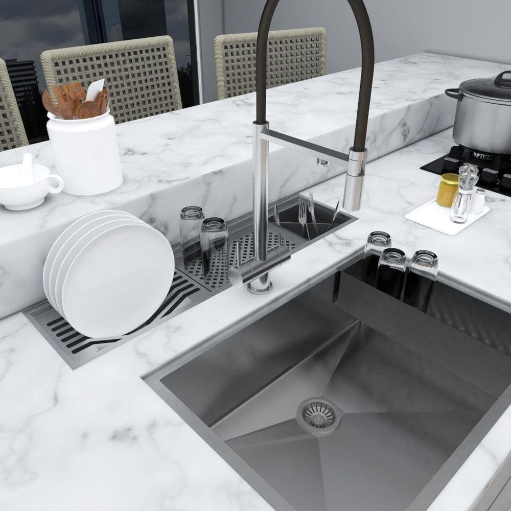 Calha Escorrer Resistente Technox Aço Bancada Luxuoso