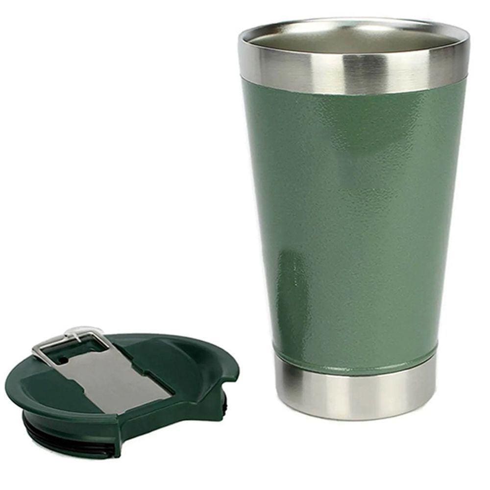 Copo Térmico Abridor 473Ml Dia Dos Namorados Verde Nº6