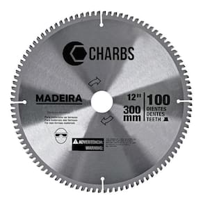 Disco Lâmina De Serra 12 Pol. 300Mm 100 Dentes Para Madeira