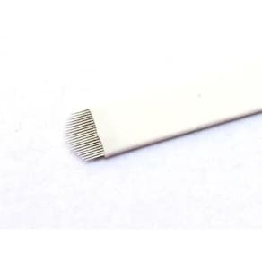 10 Lâminas Tebori 18U Flex Nano 0.20Mm Microblanding Tattoo