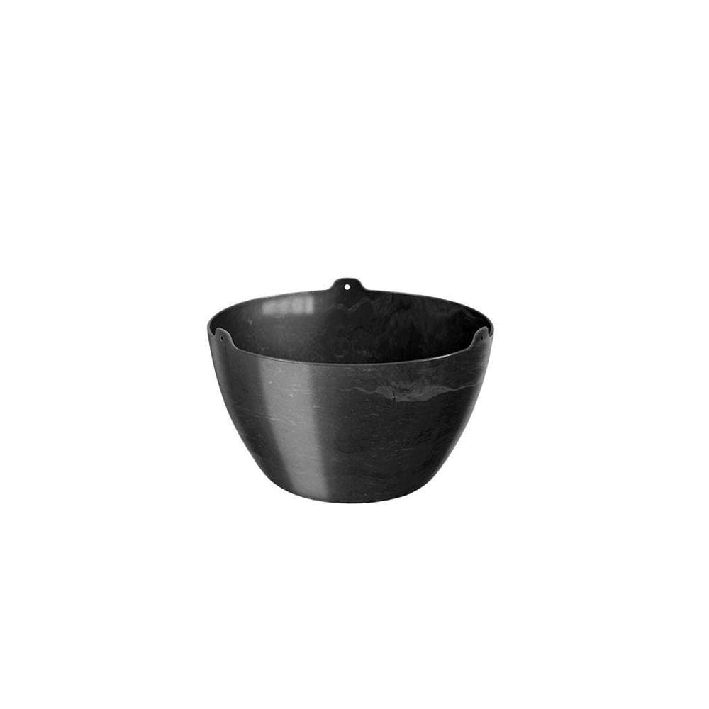 Cachepô Elegance Cuia 01 Preto Onix