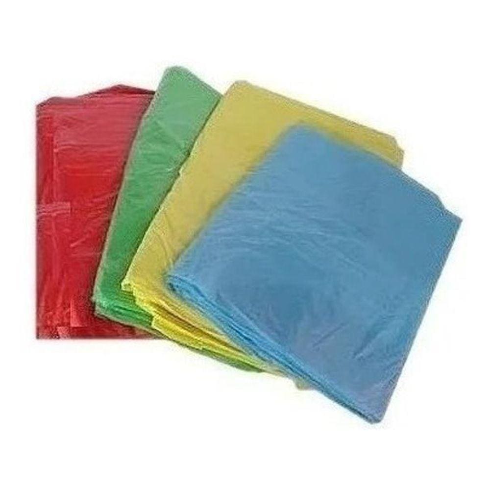 Sacos Para Lixo Coloridos 40 Litros Normal  100 Un  Cj 4 Pc