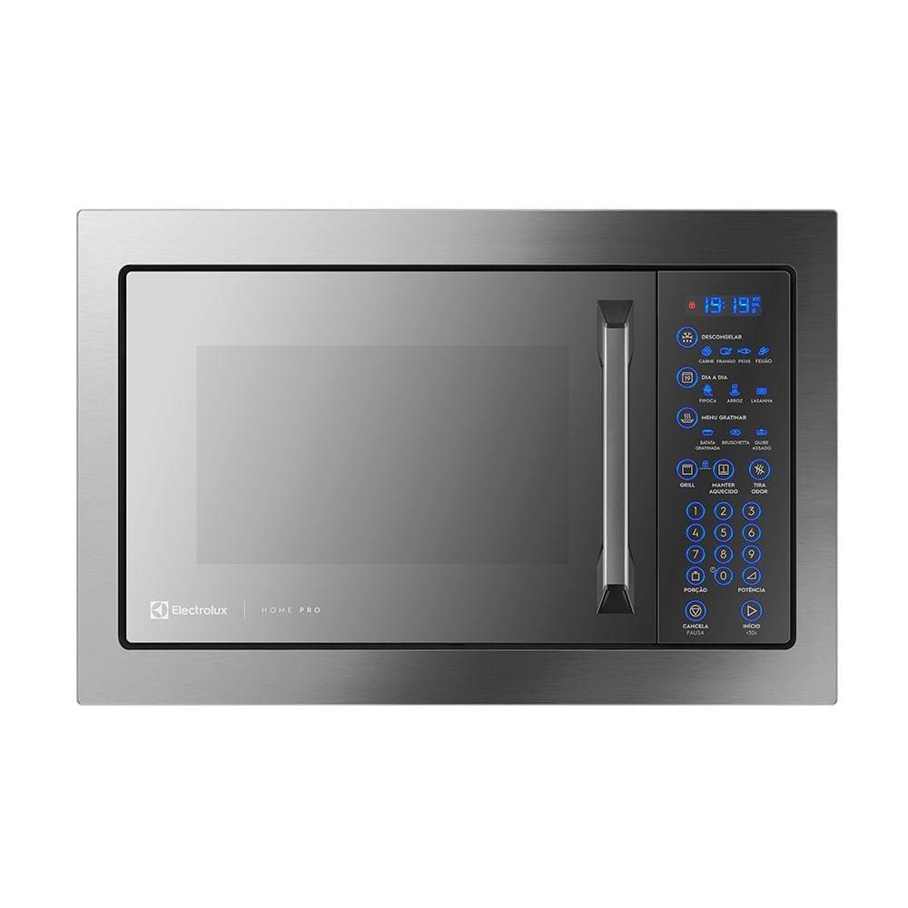 Micro-ondas 34 Litros de Embutir Com Grill - Prata - Electrolux - Mx43t - 220v